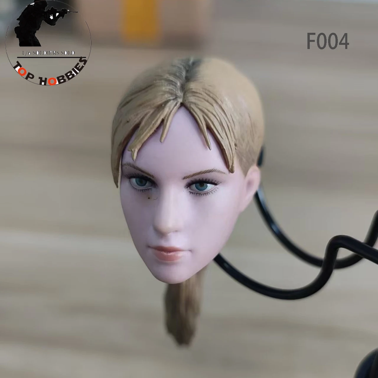 

1/6 женщина-солдат загар женщина голова лепка модель F004 для 12-дюймовой фигурки тела в магазине