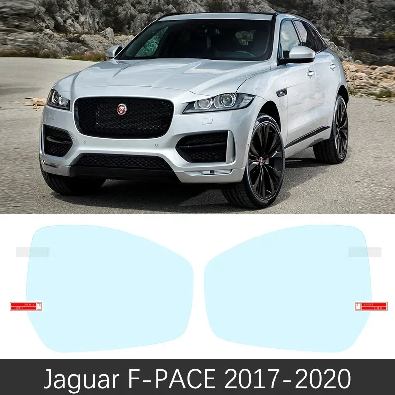 

Full Cover Anti Fog Film For Jaguar F-PACE 2017~2020 Rearview Mirror Rainproof Clear Anti-fog Films Car Sticker Car Accessories