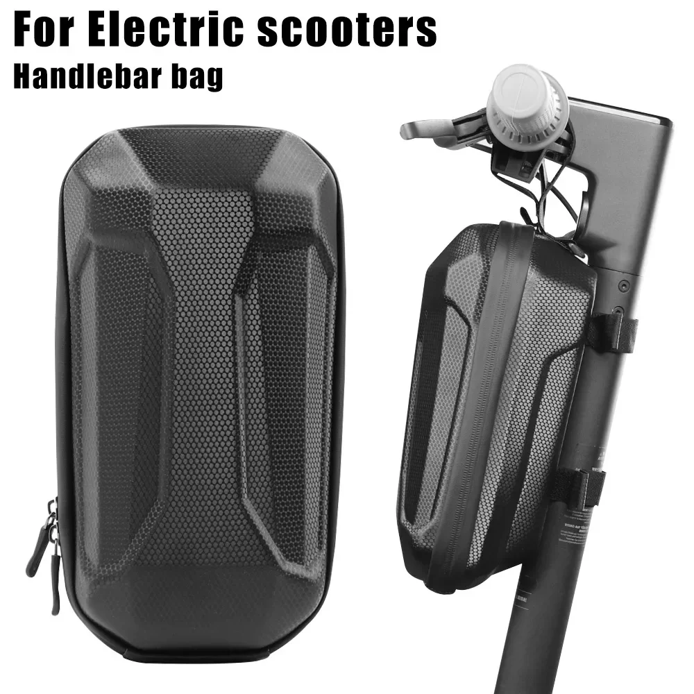 Handlebar Front Bag Waterproof Storage Hard Shell Bag 2/3/4L EVA Big Capacity For Xiaomi M365/Ninebot ES1-4 Electric Scooter