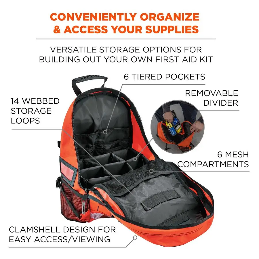 Tas Ransel Pertolongan Pertama Trauma Arsenal 5243, Oranye