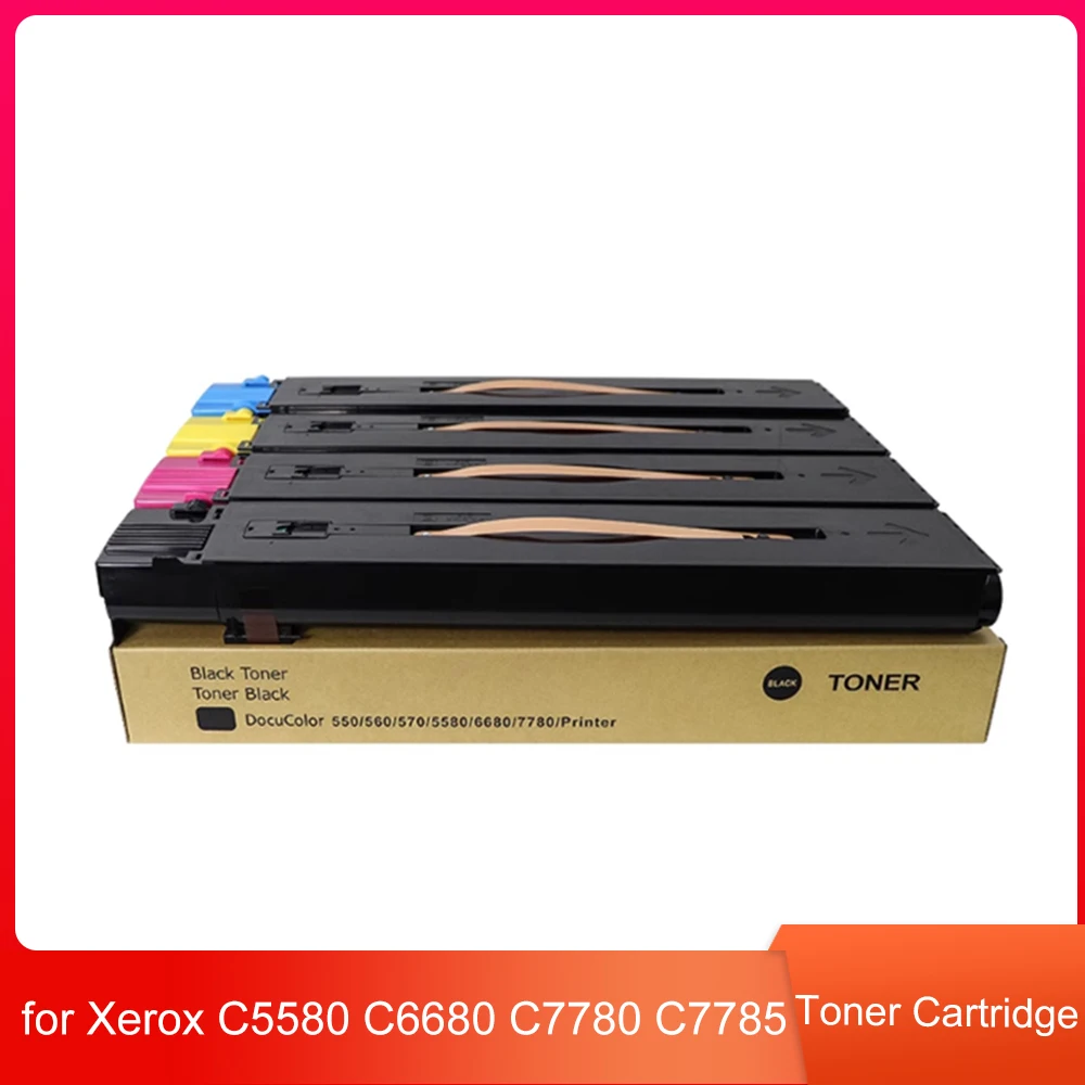 

1Set4PCS High-Yield CMYK Toner Cartridges for Xerox VersaLink C5580 C6680 C7780 C7785 AltaLink C70 C75 J75 C550 C560 C570 C700