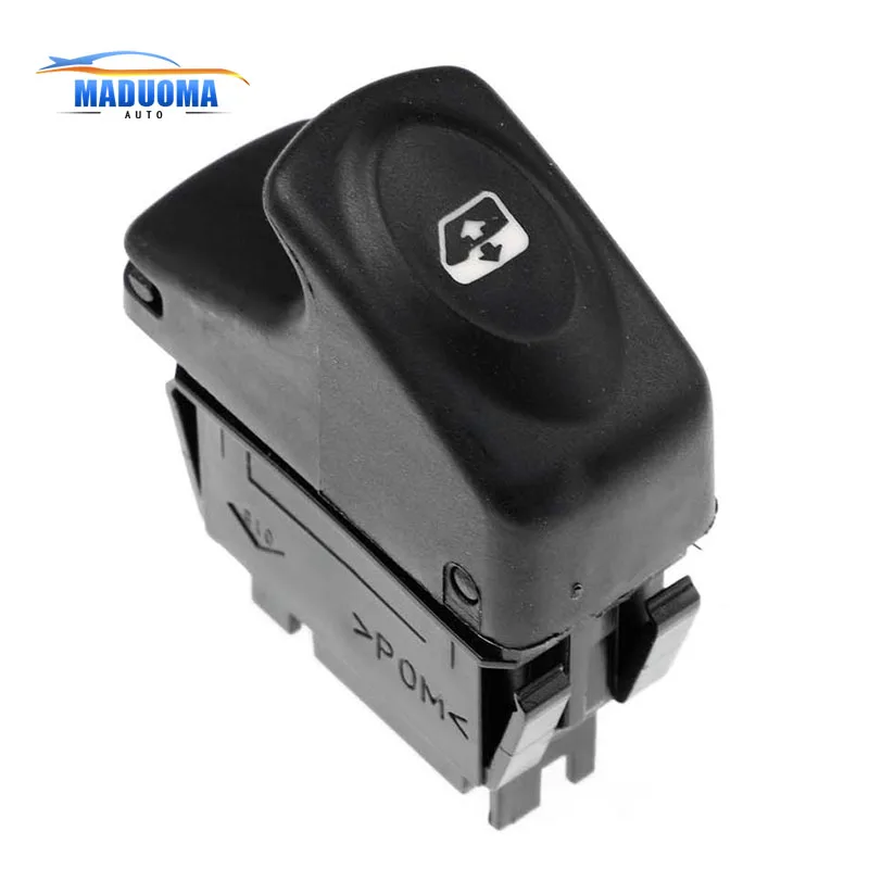 New Car Accessories 7700429998 6 Pins Electric Window Single Switch For Renault Clio Kangoo Megane Scenic