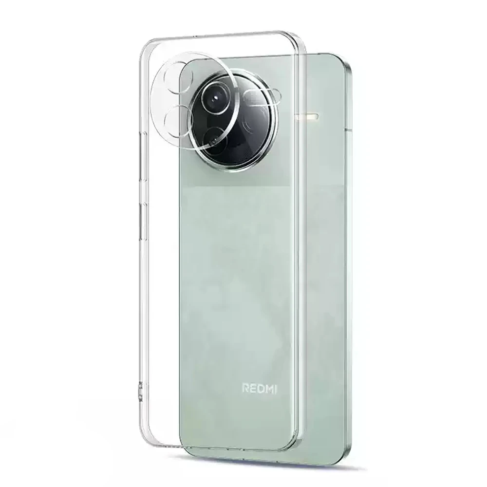 

Ultra Thin Back Cover Case For Xiaomi POCO F7 Ultra F6 F5 F4 F3 X7 X6 X5 X4 X3 Pro GT 5G Silicone Soft Shell Shockproof Clear