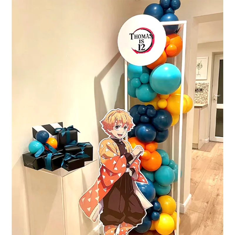 Anime Slayer Themen-Luftballon-Girlande DIY Dekorative Requisiten für Feier-Hintergrund und Atmosphäre-Erstellung
