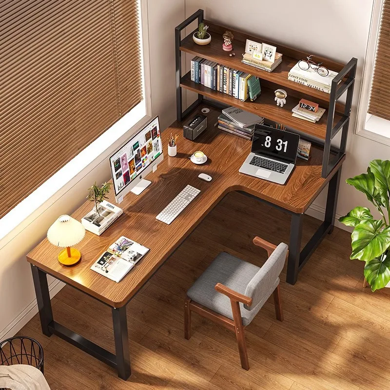 Computer desk Desktop corner table Household L-shaped desk Student writing desk Bedroom corner