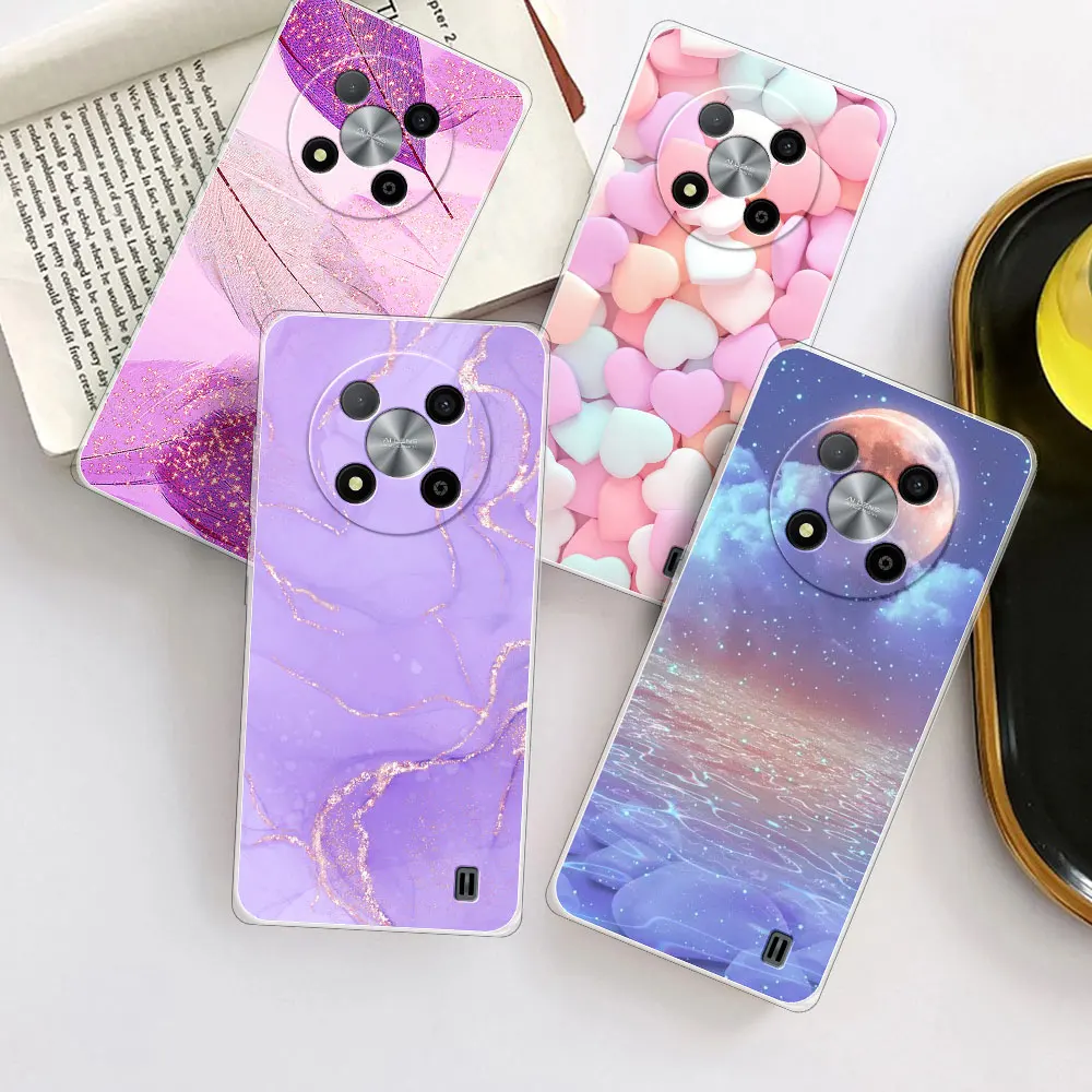 For ZTE Blade A73 Case Fashion Clear Silicone Soft Phone Case For ZTE Blade A72S Bumper Cover Coque For ZTE Blade A73 5G Fundas