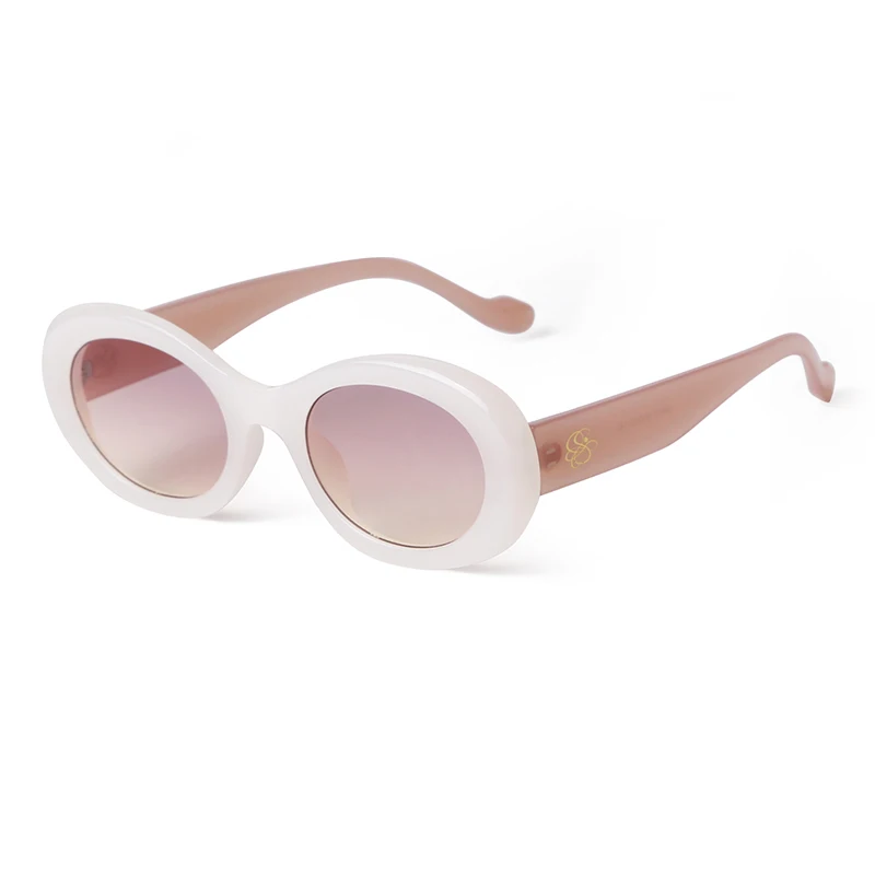 Retro Schwarz Oval Sonnenbrille für Frauen Männer Designer Sonnenbrille Vintage Schildkröte Shell Runde Sonnenbrille UV400 Gafas De Sol Mujer – Detail 14