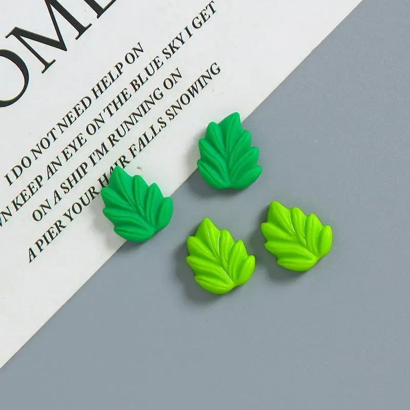 20 Stück Kawaii Niedliche Gemischte Mini-Blätter Flache Rückseite Harz-Cabochons DIY Schmuck Handwerk Scrapbooking Dekoration – Detail 2