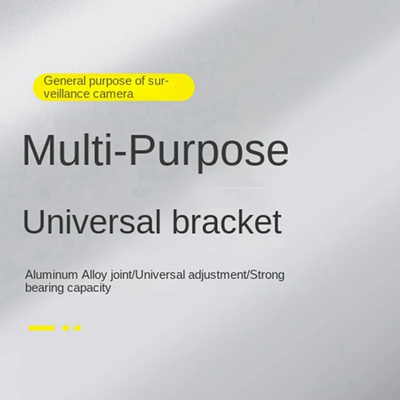 Braket kamera dinding pemasangan dapat disesuaikan untuk kamera braket kamera keamanan braket kamera