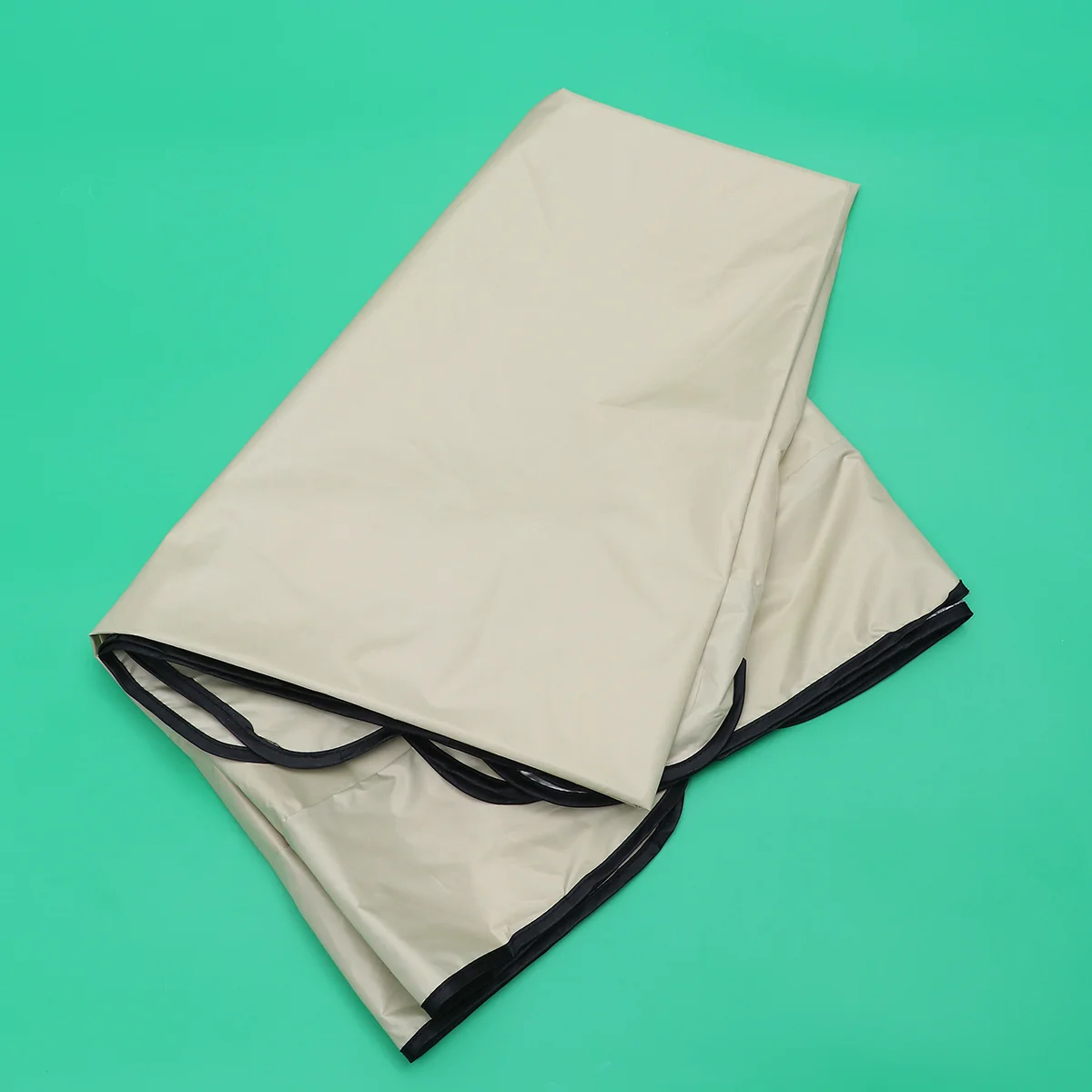 

Swing Canopy Replacement Waterproof Polyester Cover 164x114cm Beige Elastic Band Garden Swing Protector Outdoor Use