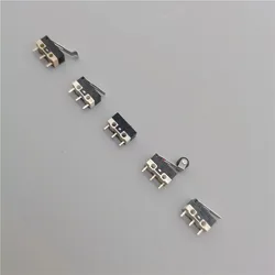 10pcs of miniature limit switch button switch 1A / 125V AC mouse switch long handle roller lever arm SPDT 12 * 6 * 6mm