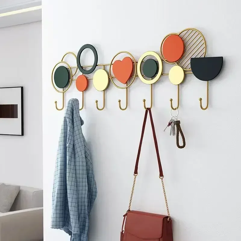 Modern Nordic Bedroom Coat Rack Clothing Metal Gold Clothing Rack Storage Entrance Hall Recibidor De Entrada Mueble Ornament