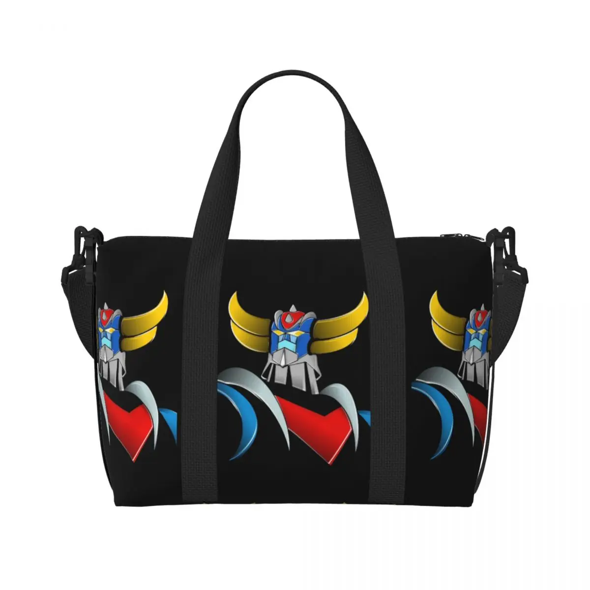 

Женская большая сумка Goldorak G-Grendizers на заказ, большая вместительная сумка в стиле аниме НЛО, робот Goldrake, пляжная дорожная сумка для спортзала на плечо