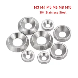 304 Stainless Steel Solid Countersunk Head Flat Washers Tapered Washers M3 M4 M5 M6 M8 M10