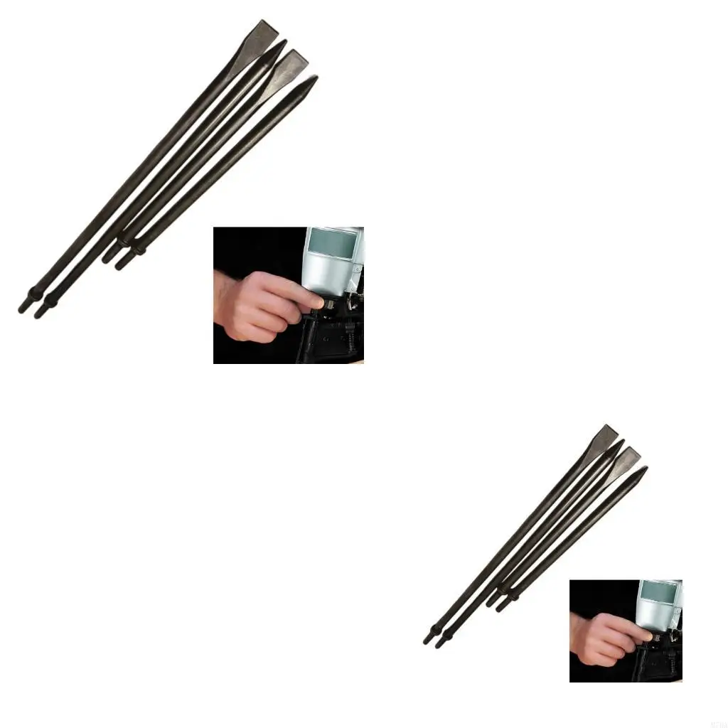 

M7DA 350mm 14Inch 450mm 17Inch Long Air Pneumatic Hammer Chisels, Flat Chisels Tool for Concrete and Tile Chisels