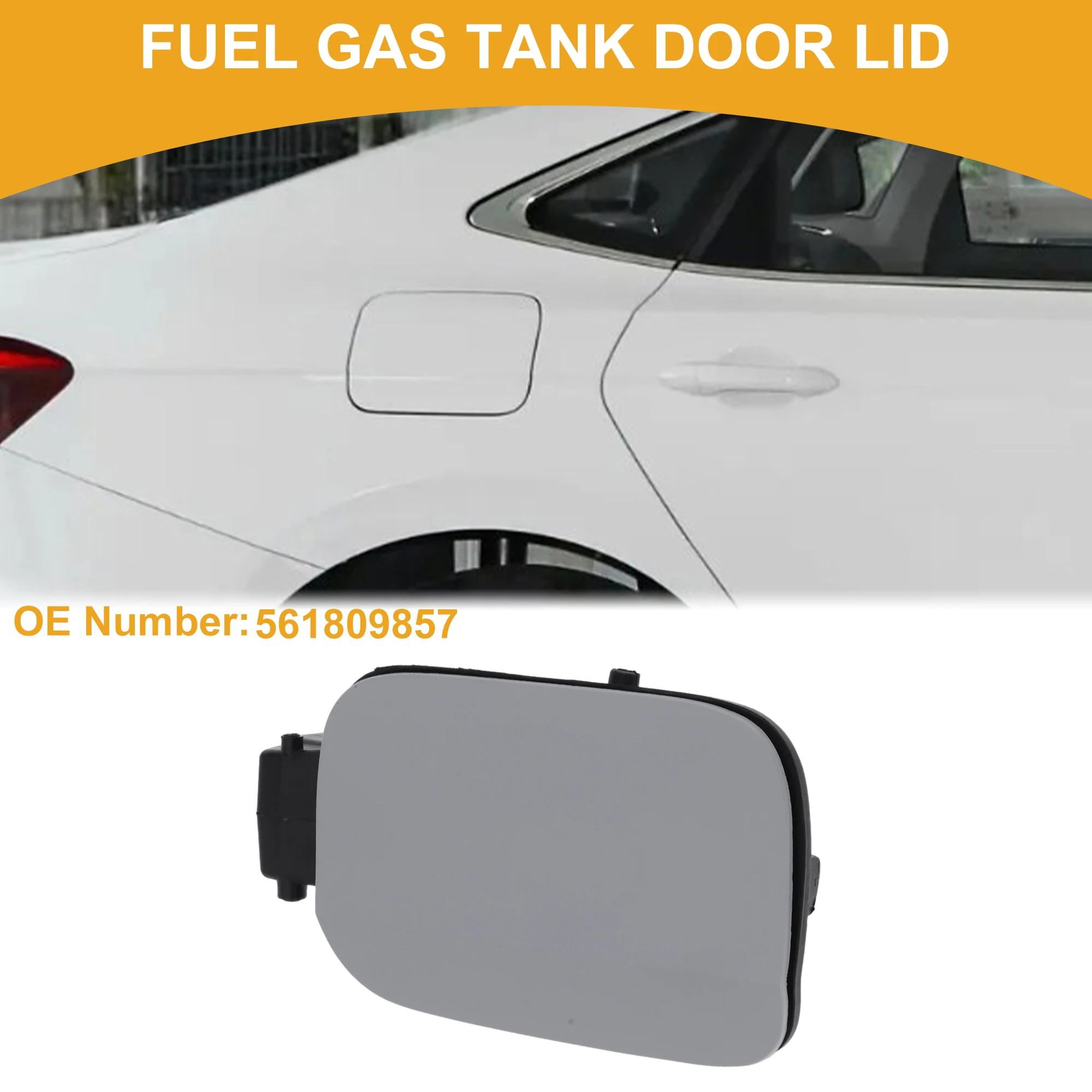 

UXCELL Fuel Tank Door Cap for Volkswagen Passat 2011-2018 Bolt Type No.561809857 Primer