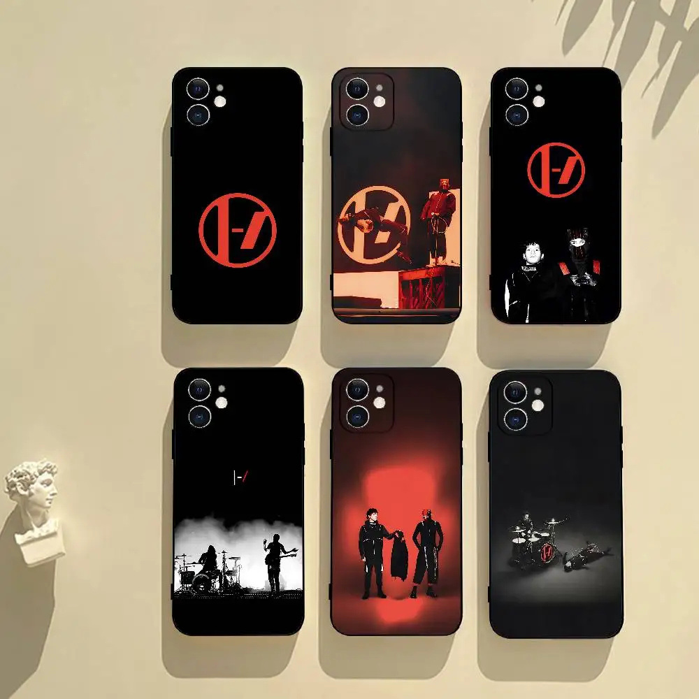 

Cool Twenty One T-Pilots Phone Case Black Phone Case For IPhone 17/16/15/13/14 Pro Max/ 11Plus/X/Xr/Xs Max 13mini