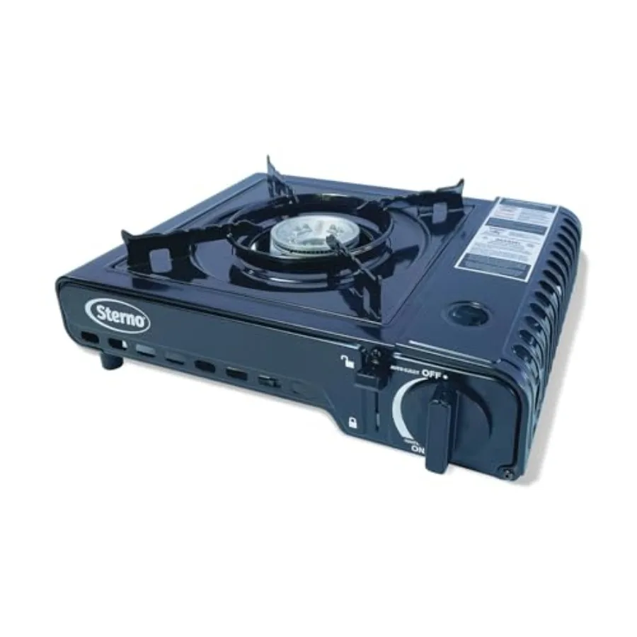 

Portable Butane Stove - 9K/10K BTU Single Burner Stove Outdoor and Indoor Use Butane Gas Burner with Carrying Case - Camping Co