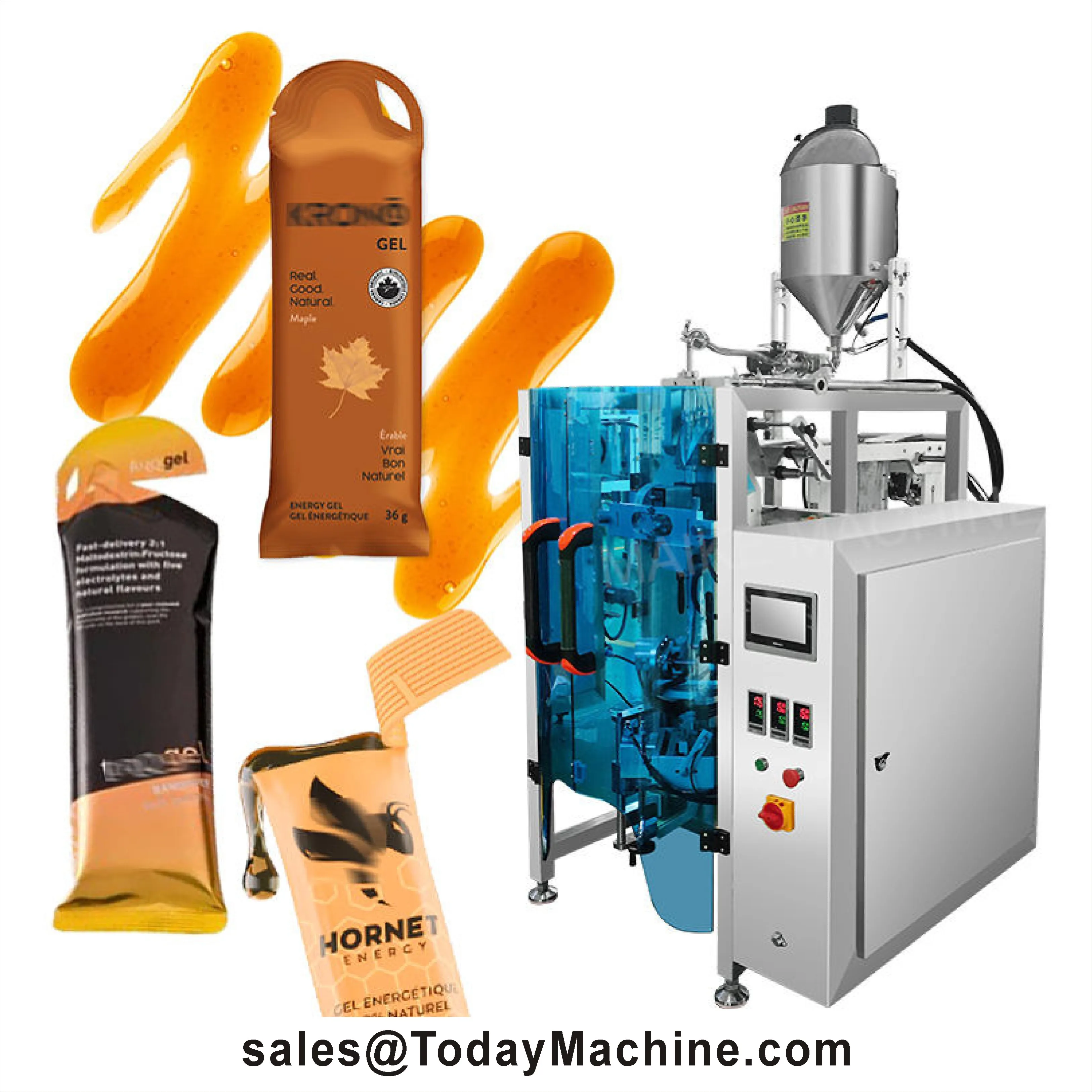 Automatic Small Honey Liquid Stick Sachet Filling Packing Machine
