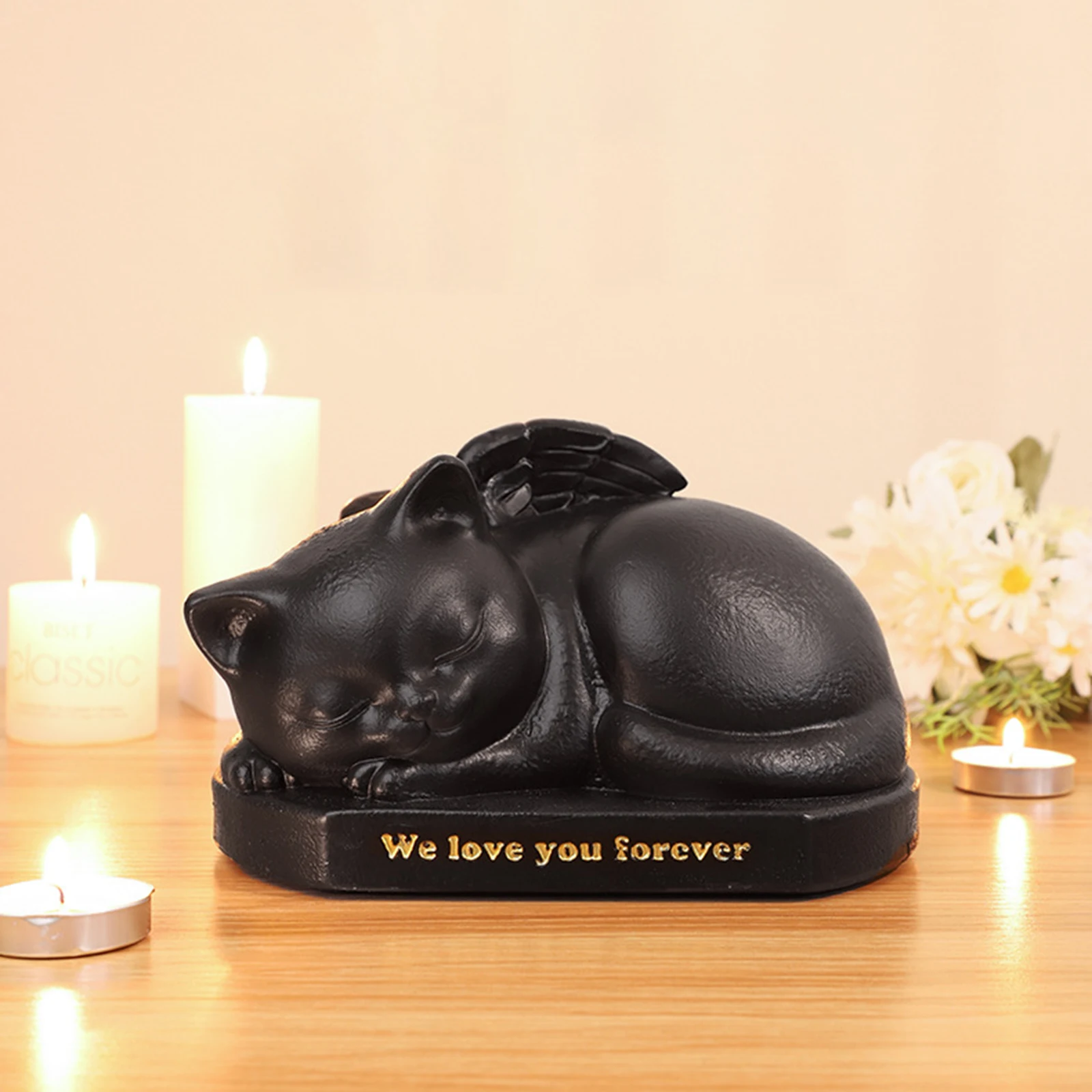 Cremation Memorial Urn Storage Loose Memorial Pets Gift Casket Pet Supplies Pet Urns for Garden Indoor Living Room Backyard Home