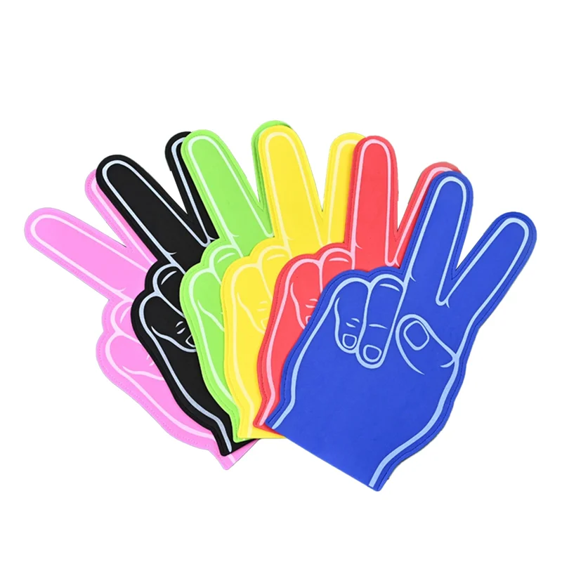 

ABMW-6PCS Cheer Up Fingers For Sports, Hand Finger Gloves For Cheerleading, Fan Props For European Cup