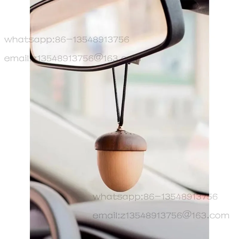 Creative pine cone pendant car perfume ,  car diffuser lasting light fragrance car purchase gift