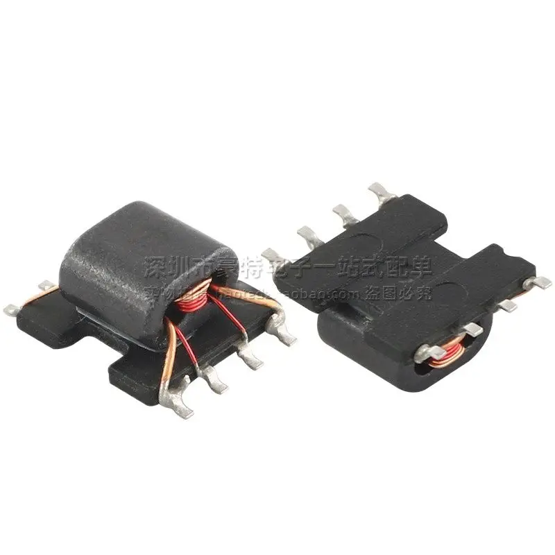 10pcs/high-pass coupled PLC transformer patch strong power 220V power cat carrier ring ratio 1:4:3 RF transformer 458PT-6410