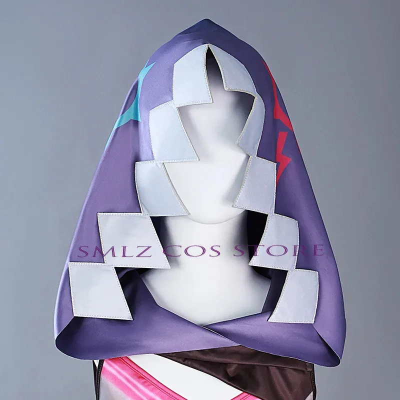 

CyGame LOL Косплей Arcane Season 2 The Broken Ones Jinx Косплей Шляпа Костюм Jinx Парик Вечеринка Игра Baobao Костюм Наряд для Женщин