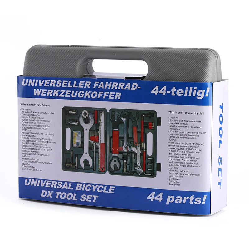 Suitable forBicycle tool multi-functional repair toolbox FZ044 full set of maintenance and repair large tool combination set