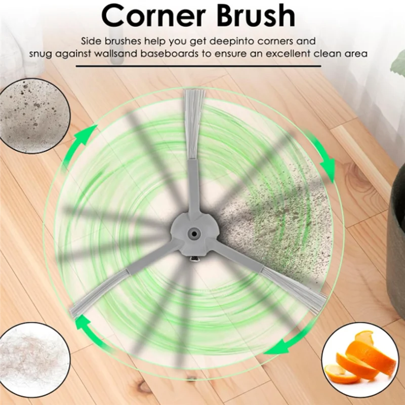 【ホットケーキ】Eufy Omni C20/L60/L60 ハイブリッド/L60 SES/L50 SES/L50 スイーパーアクセサリー用サイドブラシ 12 個 必須真空アクセサリー