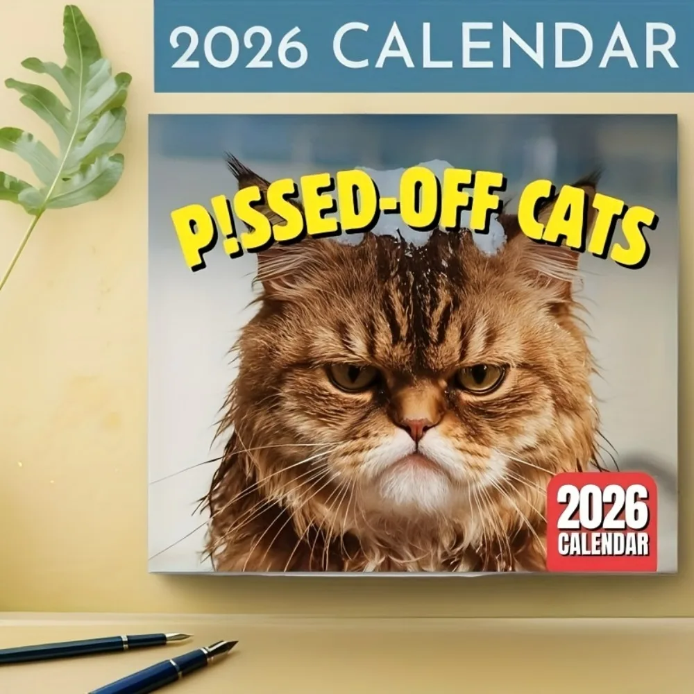 

Календарь для кошек на 2024 год, настенный календарь для кошек, ежедневный еженедельный ежемесячный планировщик, подарки для любителей кошек, идеально подходит для украшения дома или офиса