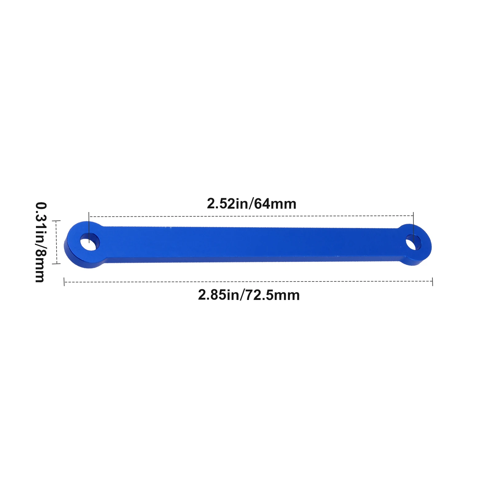 HobbyPark Aluminum Tie Bar Suspension Hinge Pins for 2WD Traxxas Rustler VXL Slash Stampede Bandit Replacement 2532 2640