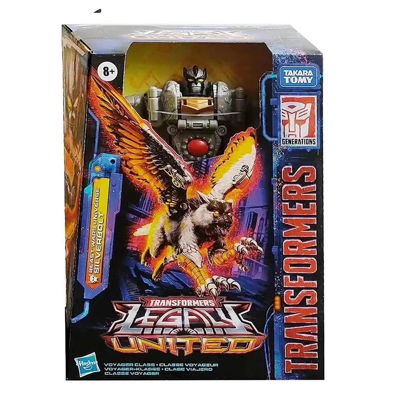 Y Anime Transformers Beast Wars universier Silverbolt Voager Class Active Joint Genuine Action Figure Model Toys