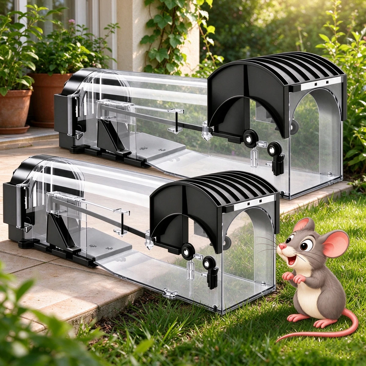 Mouse Rat Trap Mole Traps Killer Rats Mice Pest Control Mousetrap Outdoor Use Garden Accessories Products Supplies Home