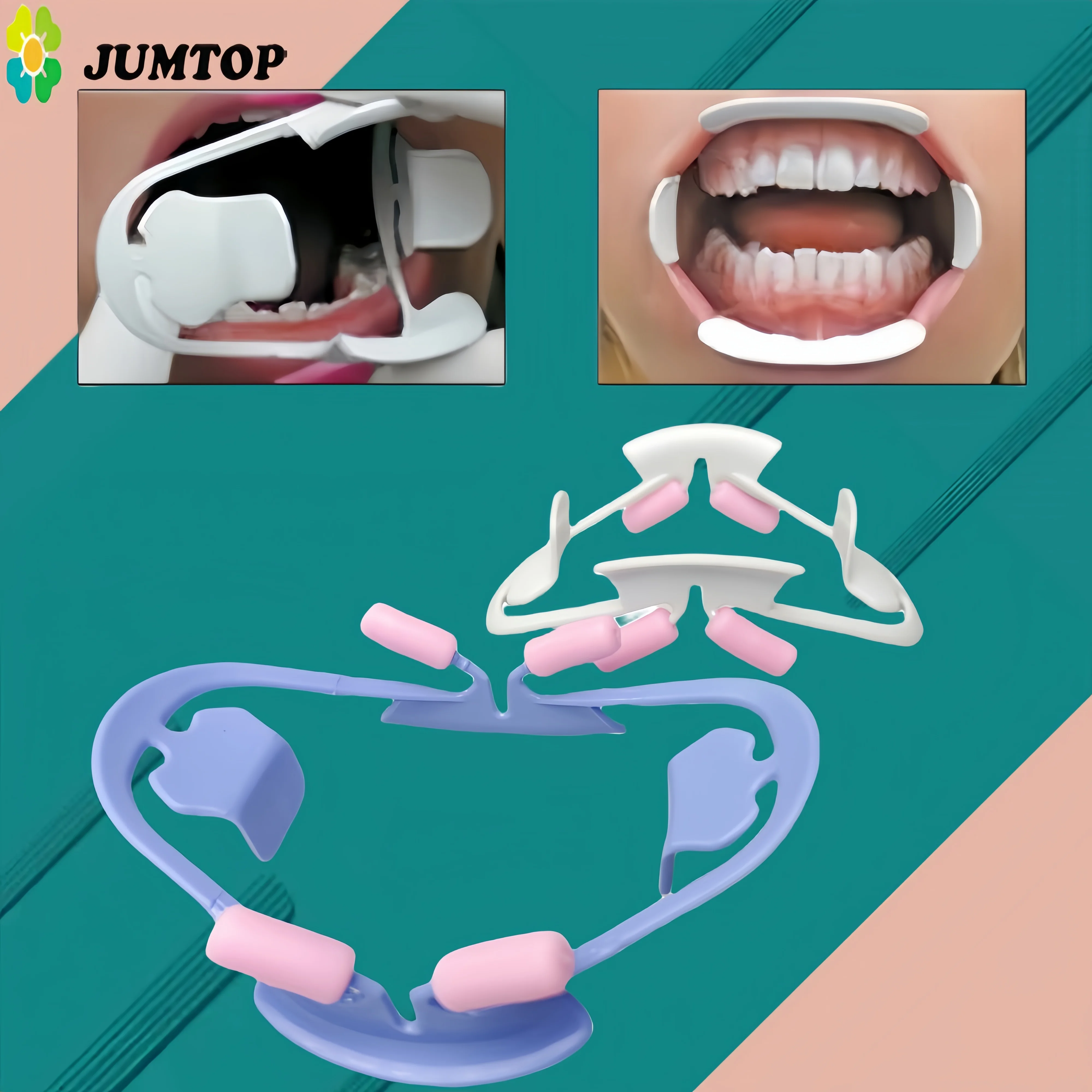ضام الخد ثلاثي الأبعاد للأسنان - فتاحة فم لتبييض الأسنان على شكل حرف O، ضام شفاه لتقويم الأسنان لجراحة الفم وتبييض الأسنان #5