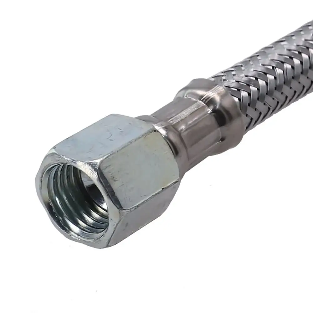 1Pcs 400mm Air Compressor Exhaust Tube with Air Pump Check Valve Stainless Steel Hose Intake Tube 14/16/19mm Connecting Pipe