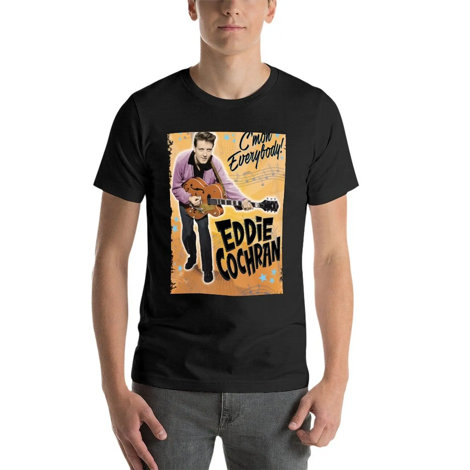 Eddie Cochran T-Shirt new edition tees for a boy mens cotton t shirts