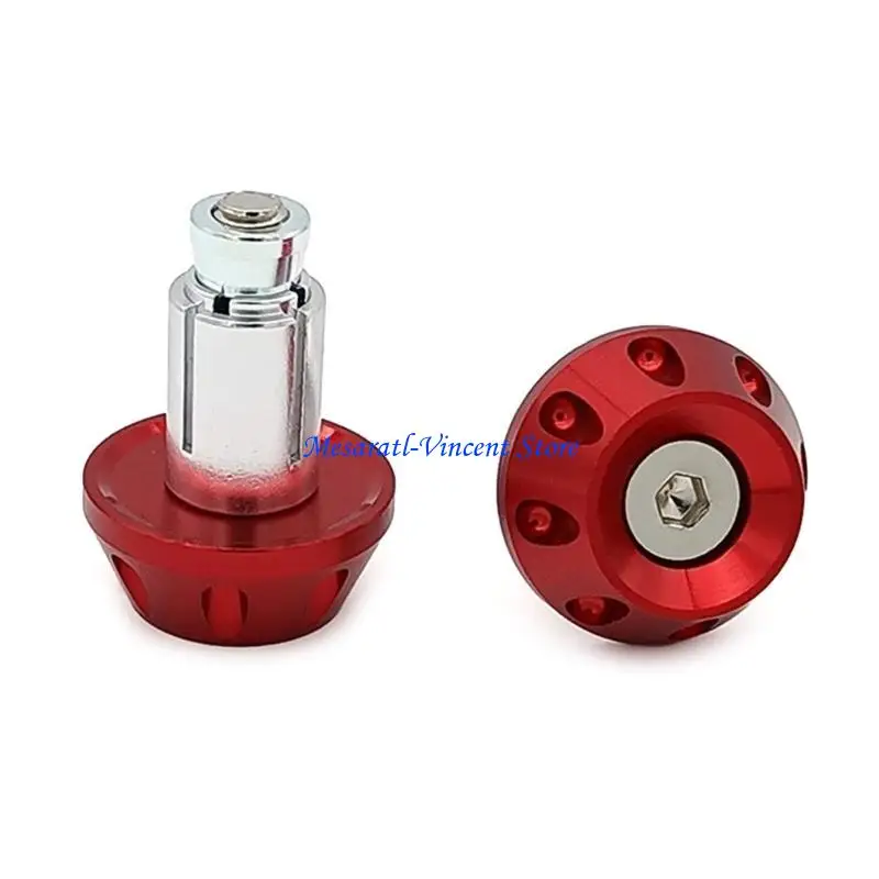 A70F Motorcycles Handle Bar Ends Heavy Weight Vibration Reducing Grip Plugs 7/8