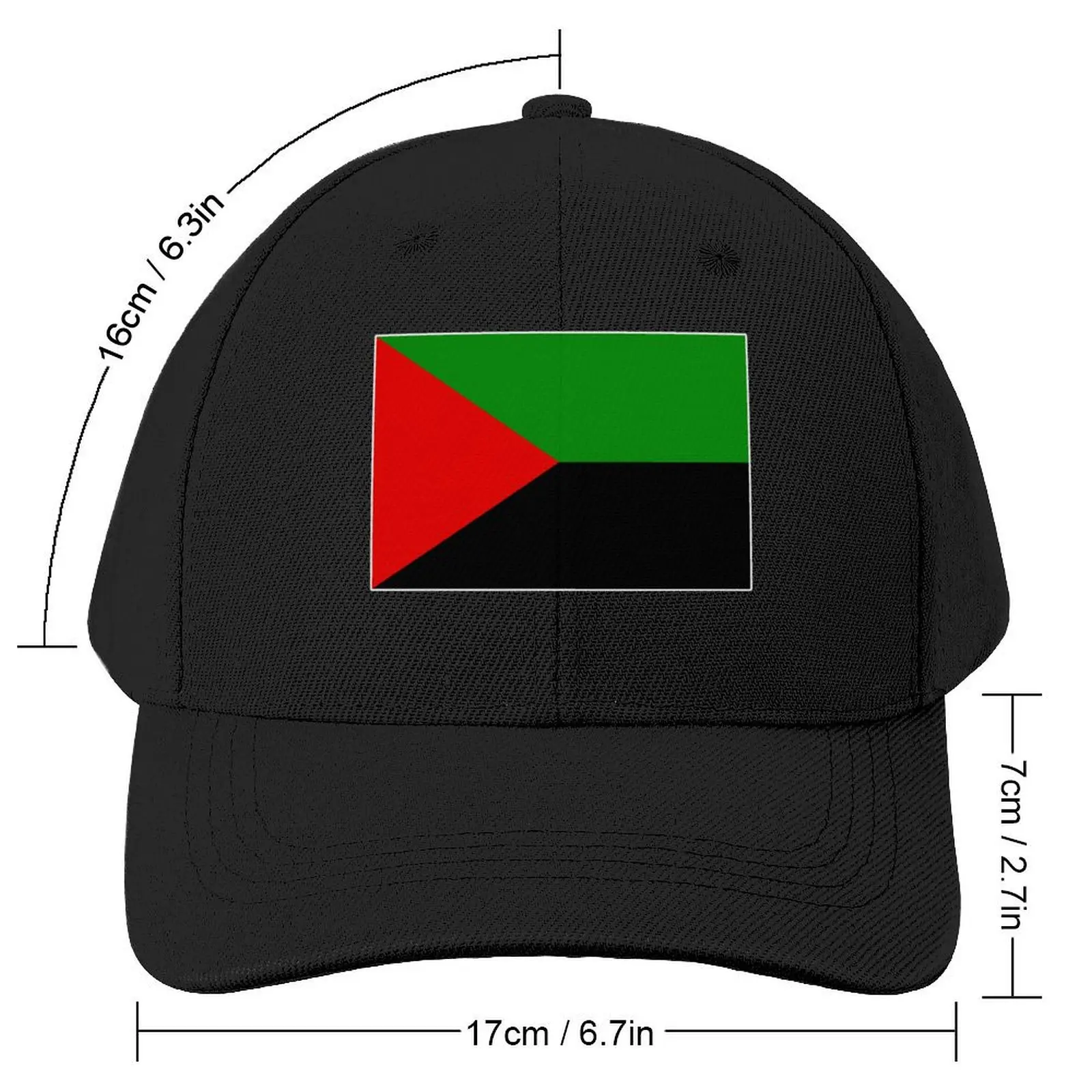 Flag of Martinique red green black Baseball Cap Hood Gentleman Hat Boy Child Women's