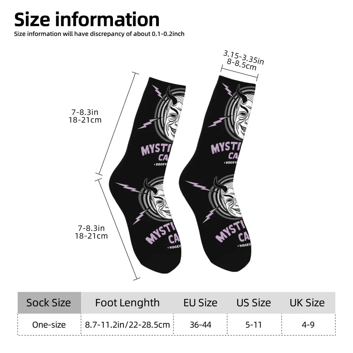 Mystic Seer Cafe Unisex Winter Socks Running Happy Socks street style Crazy Sock