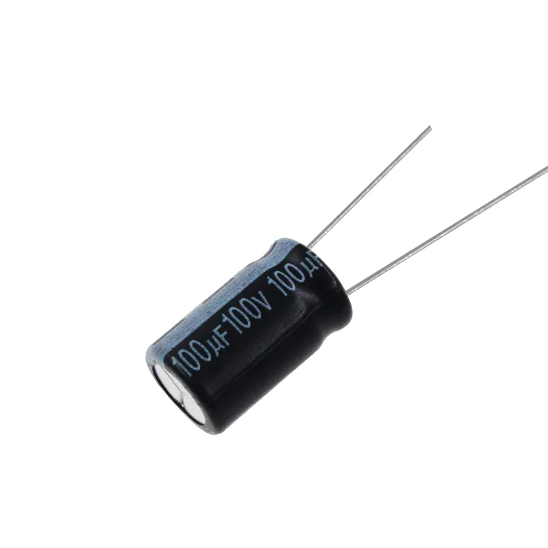 100MFD 10pcs 100uF 100V 100Volt Alumínio 100mf100v 10*16mm Radial Capacitor Eletrolítico 100uf100v 100v100mf 100v100uf