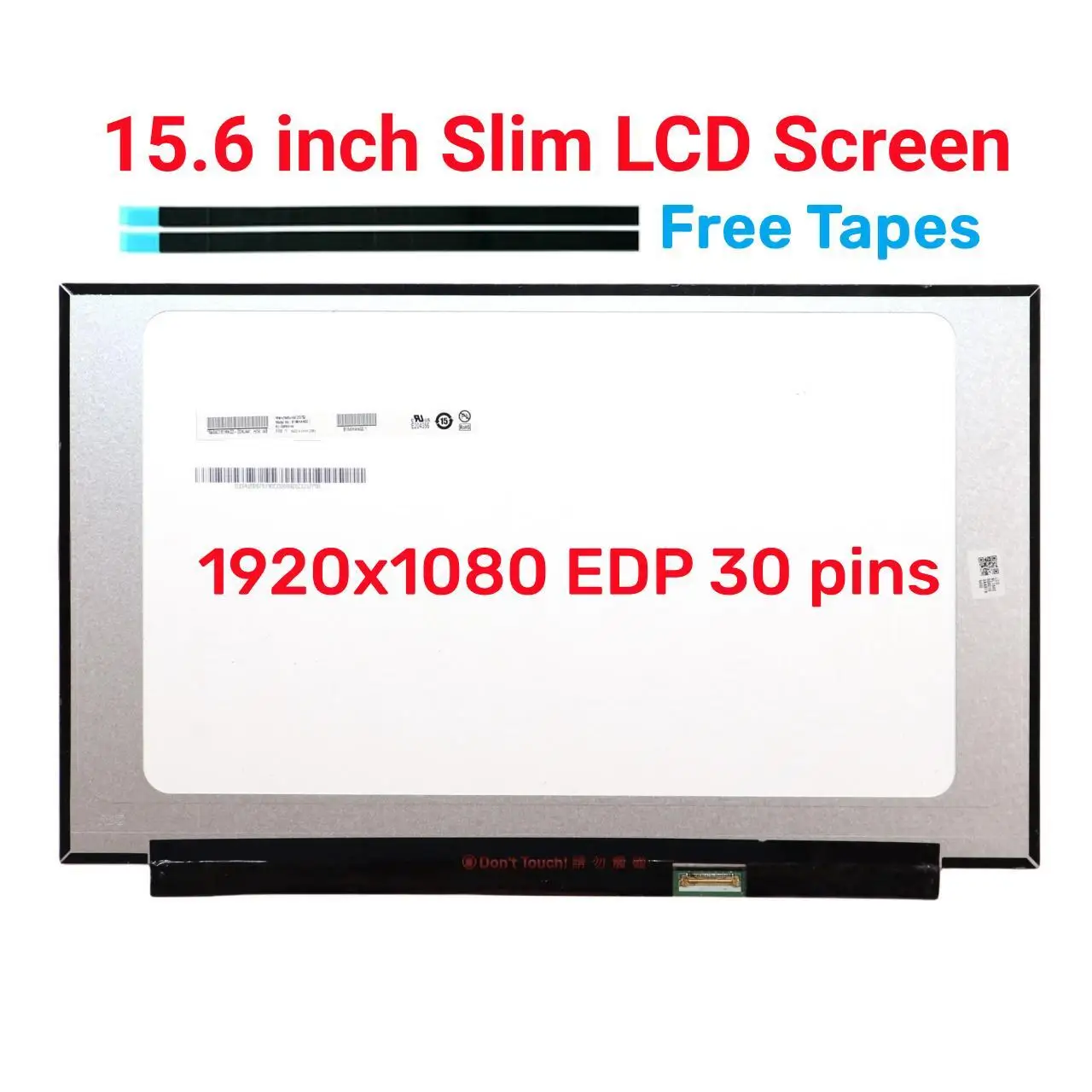 Imagem -02 - Tela Lcd Slim Matrix Laptop Fhd Matrix Slim Fhd 1920*1080 Acer Aspire A31554 A315-54k A315-55 A315-55g A315-56 A315-5637dv