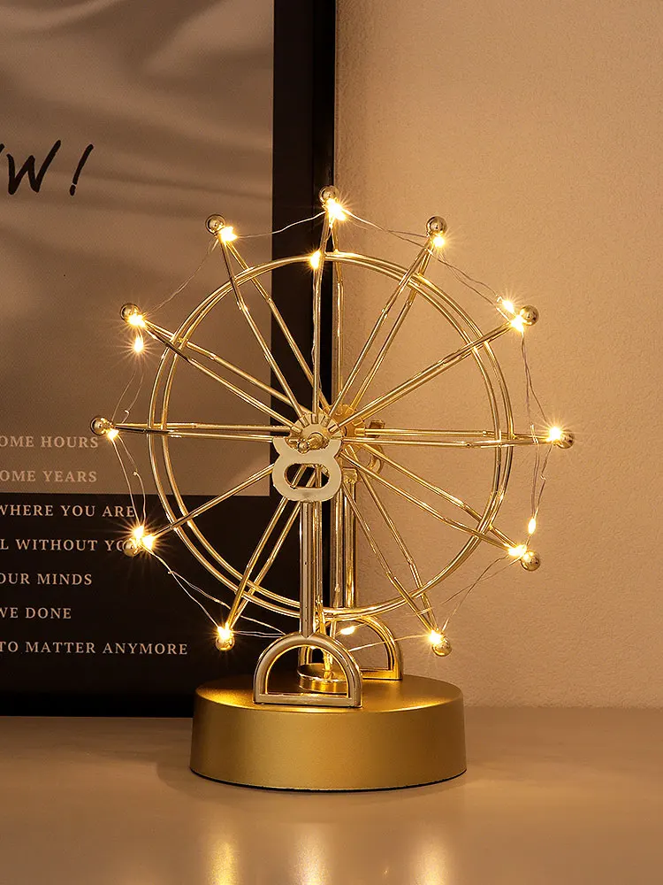 

Simple Modern Living Room TV Cabinet Wine Cabinet Decoration Ornament Creative Rotating Ferris Wheel Office Desktop Decoration