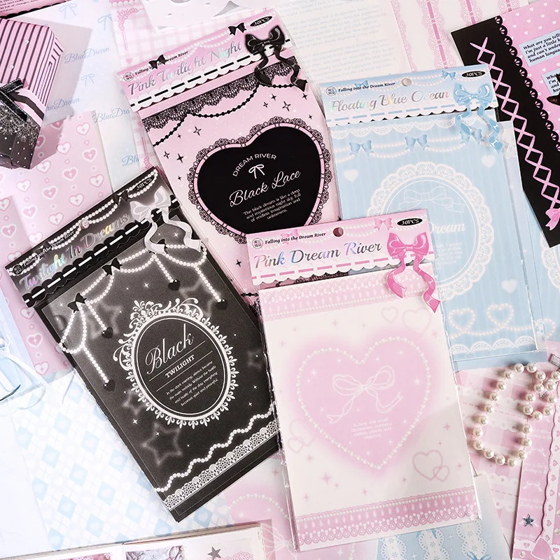 30pcs Vintage Decorative Paper 20*14cm Size for Planner Handmade DIY Hand Account Diary Album Scrapbooking Material Paper