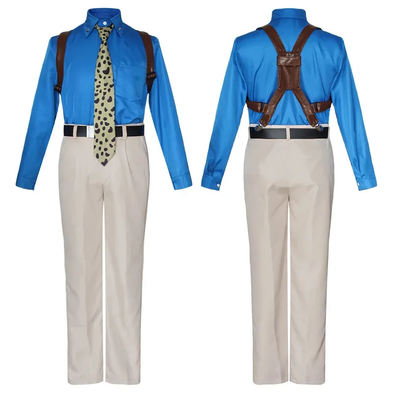 Anime Jujutsu Kaisen 나나미 켄토 코스프레 의상 남성용 정장 셔츠 바지 메이크업 볼 카니발 공연 의상 파티 세트