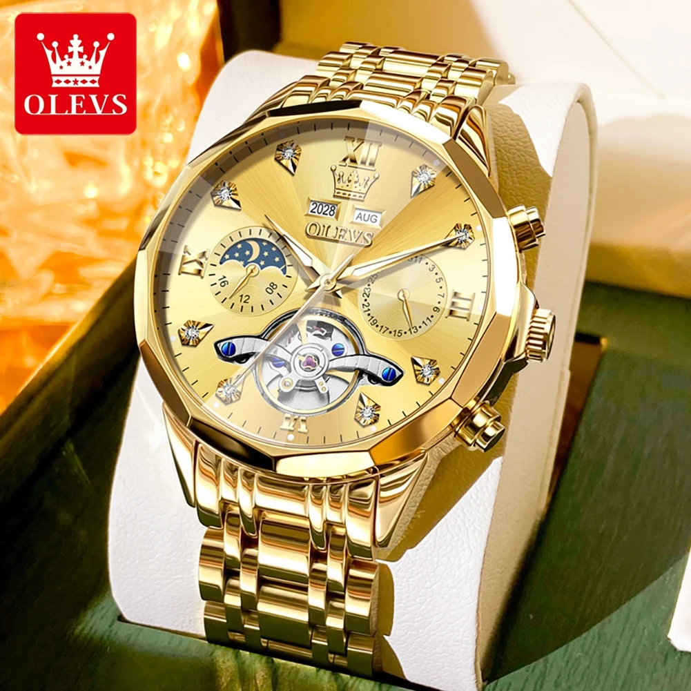 Men's Automatic Mechanical Watch, Stylish Design