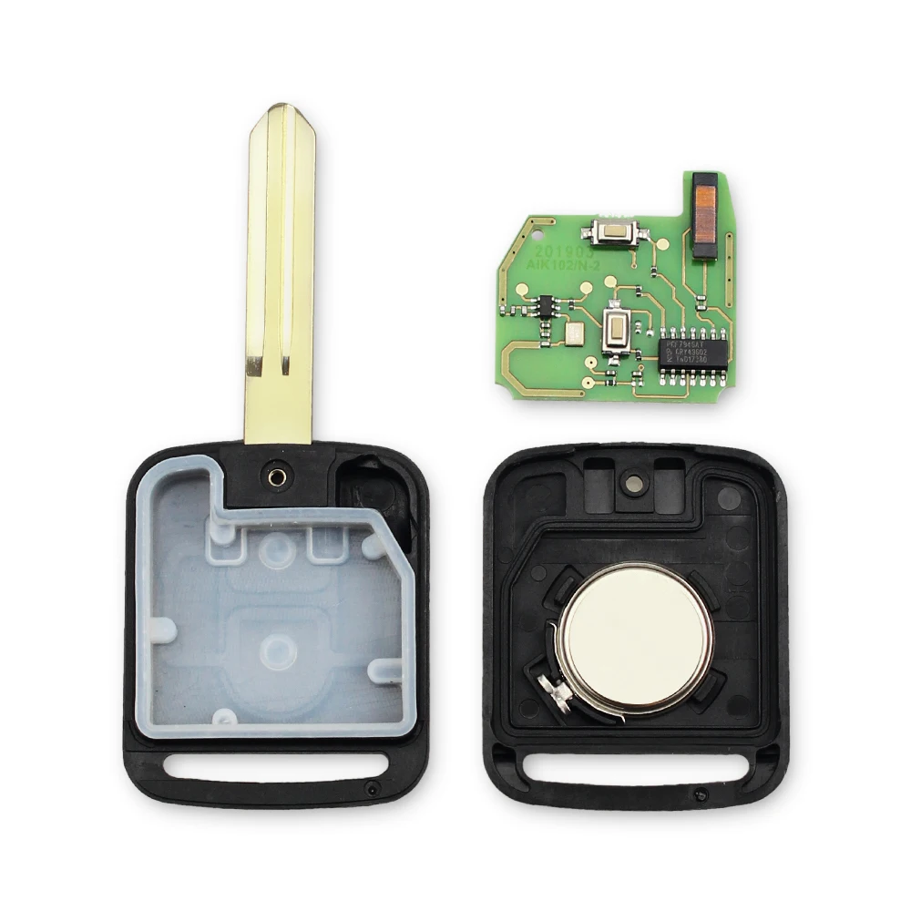 KEYYOU 5WK4 876/ 818 433MHz ID46 Chip Key For Nissan Elgrand X-TRAIL Qashqai Navara Micra Note NV200 2 Button Remote Key - Image 2