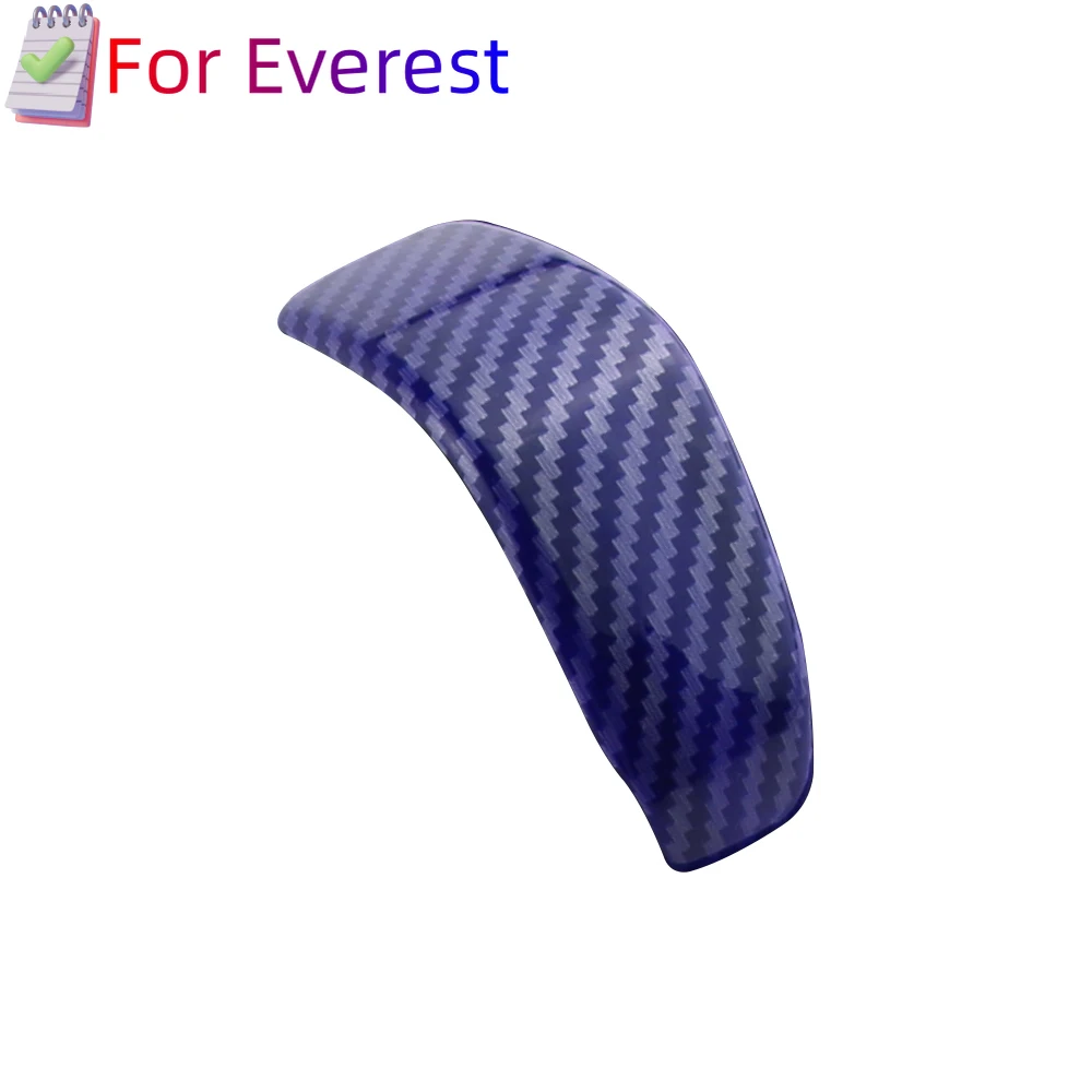 Carbon Fiber Color Interior Gear Shift Knob Decorator Cover for Ford Ranger Raptor Everest Endeavour 2019 2020 2021