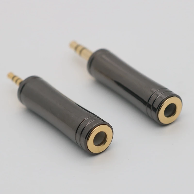 ivipQ-82 Gold-plated Pure Copper 4.4mm Female to 3.5mm 2.5mm HIFI Audio Converter Jack  Earphone Adapter Plug Accessories