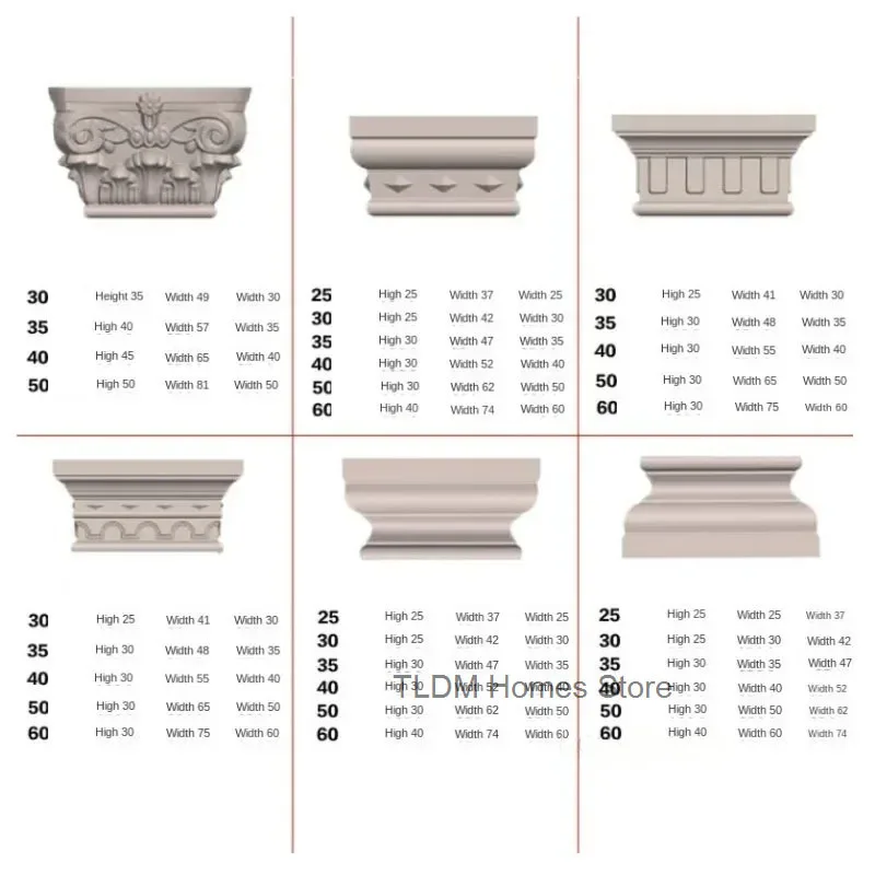 

Roman Cement Plastic DIY Column Mold Household Garden Buildings for Cylindrical Square Closure European Balcony Decorative Molds